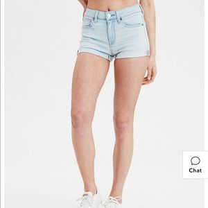American Eagle light wash jean short ✰